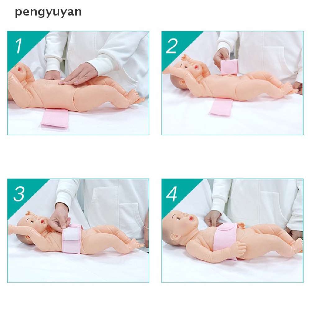 [pengyuyan] Bộ 2 Đai Quấn Bụng Bằng Cotton Co Giãn Thoáng Khí Có Dây Đeo [Mới]