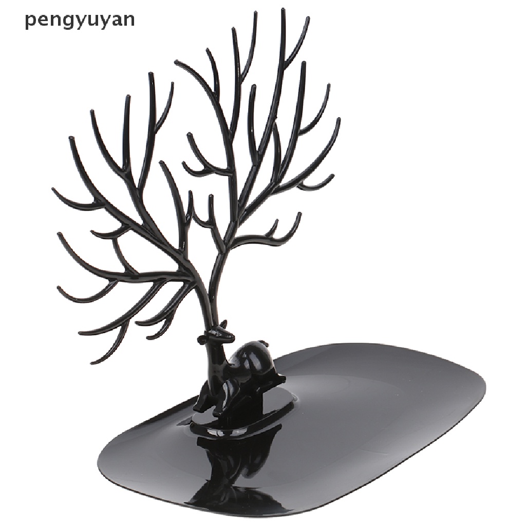 [pengyuyan] Giá Treo Trang Sức Hình Hươu / Cây Cối Trưng Bày