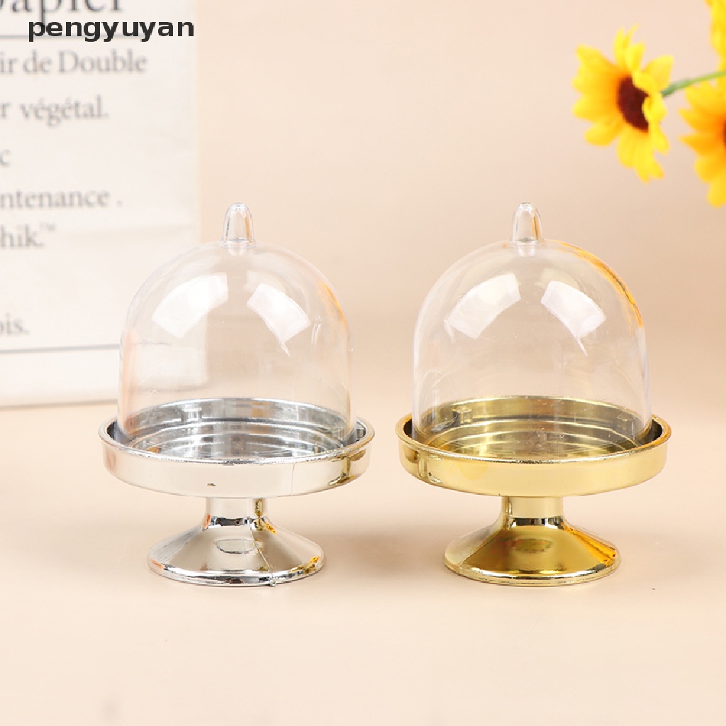 Set 4 Giá Đỡ Trưng Bày Bánh Kẹo / Món Tráng Miệng Trong Suốt