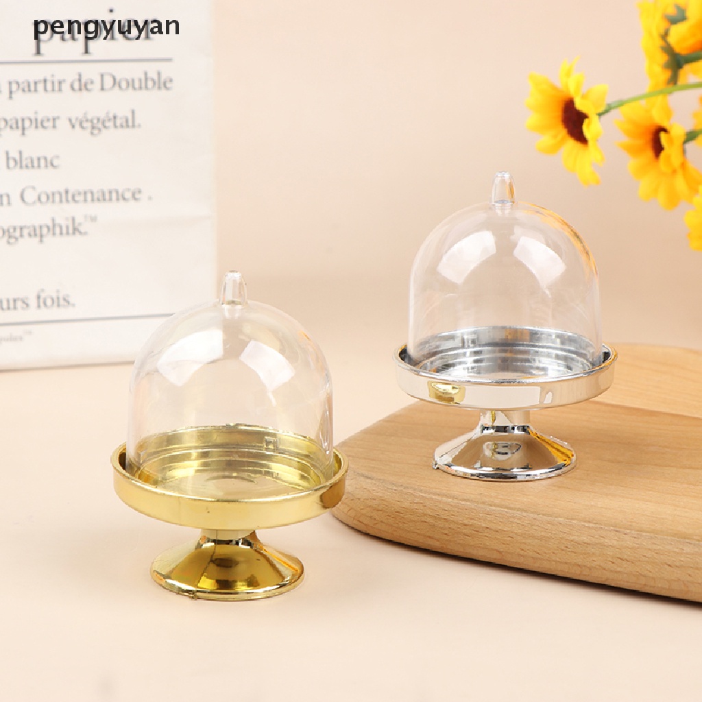 Set 4 Giá Đỡ Trưng Bày Bánh Kẹo / Món Tráng Miệng Trong Suốt
