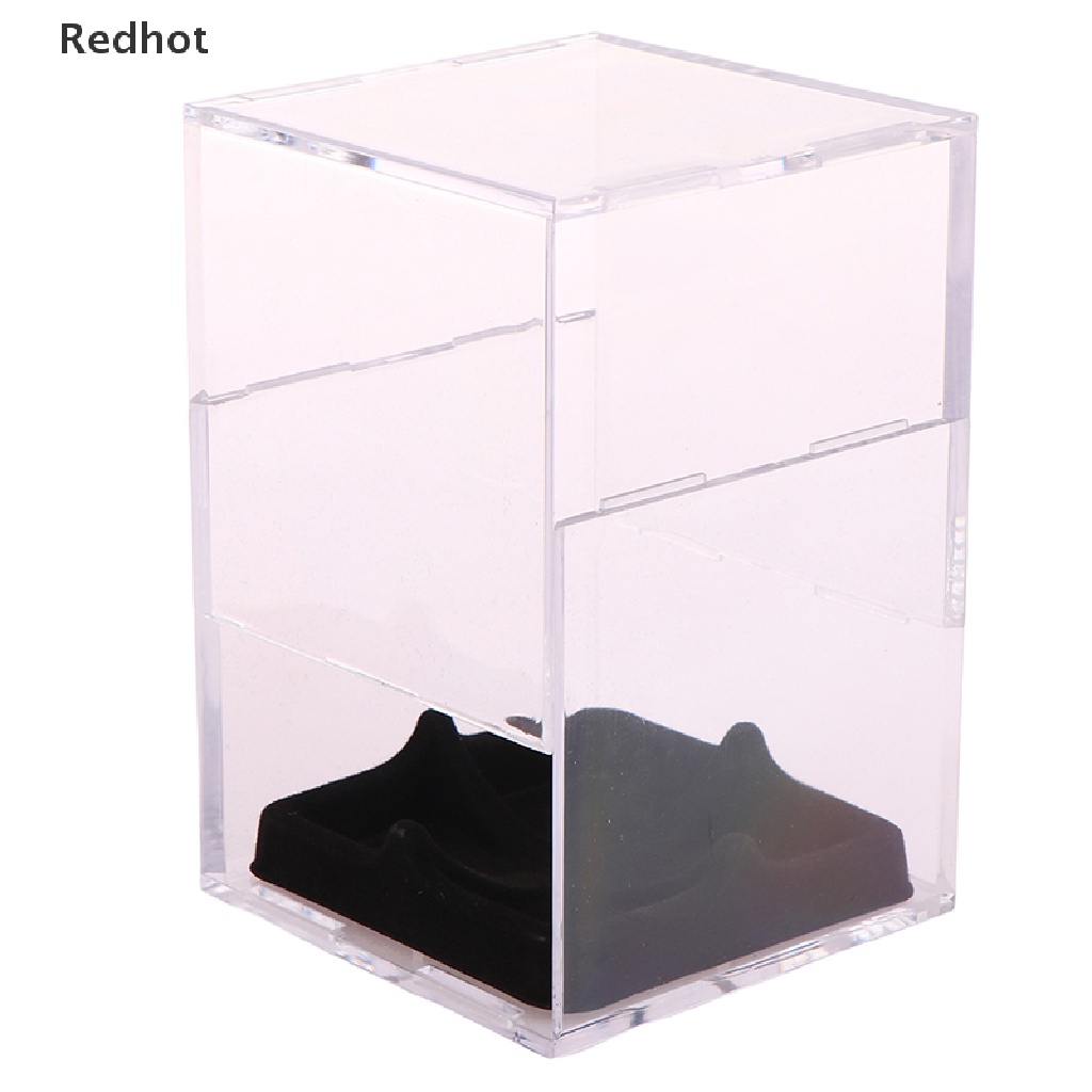 &lt; Redhot &gt; Hộp Acrylic Trong Suốt Trưng Bày Bóng Chày / Bóng Chày / Bóng Chày Có Đáy Bảo Vệ Lưu Niệ