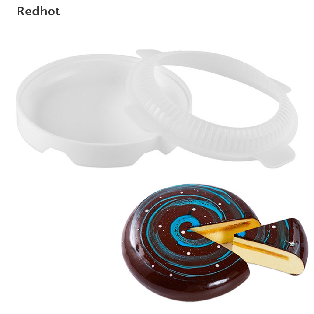 &lt; Redhot &gt; Khuôn Silicone Tròn Làm Bánh Kem / Bánh Mousse / Chiffon