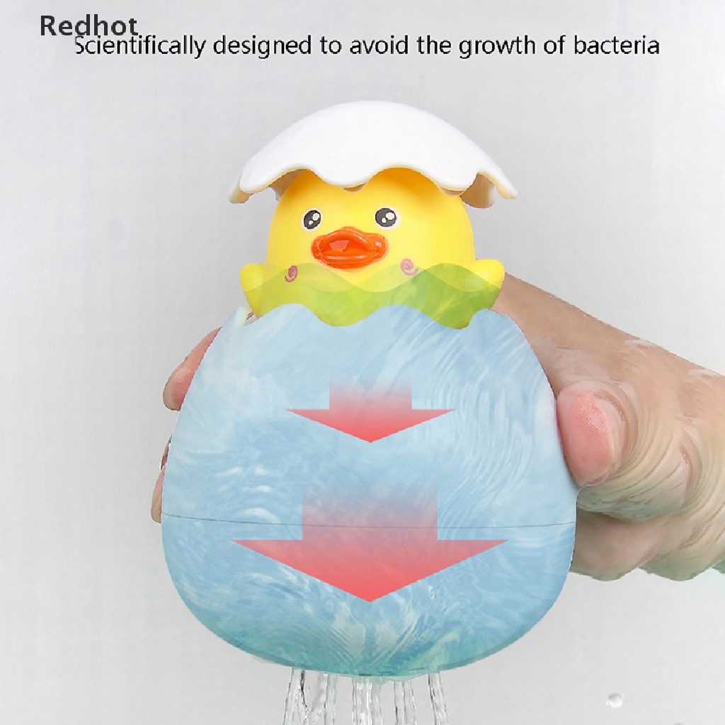 &lt; Redhot &gt; Đồ Chơi Bồn Tắm Hình Trứng Vịt Chim Cánh Cụt Dễ Thương Cho Bé