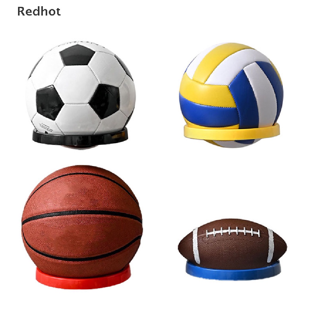 &lt; Redhot &gt; Giá Đỡ Bóng Rổ / Bóng Đá Bằng Nhựa Treo Tường Trưng Bày