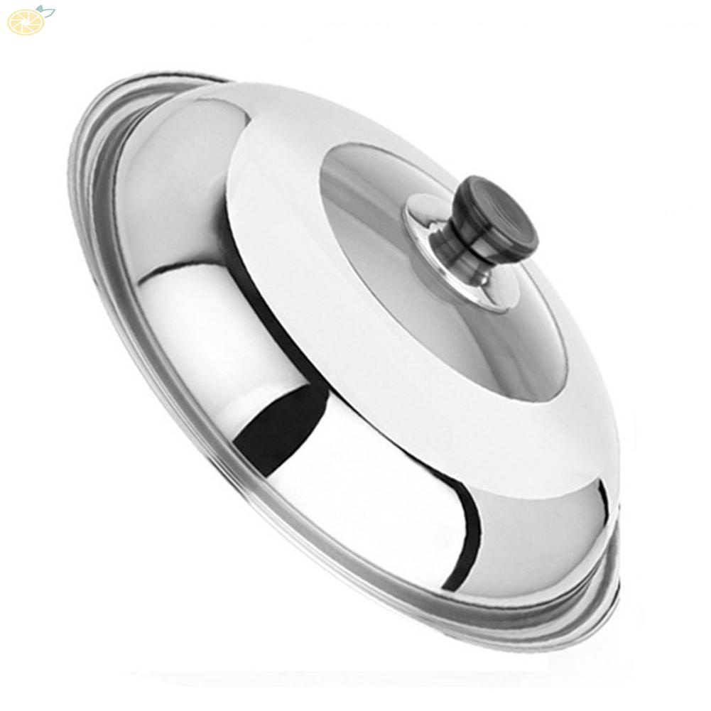 【VARSTR】Pot Lid 36CM 38CM Kitchen Supplies Stainless Steel With Knob Kitchen Tools