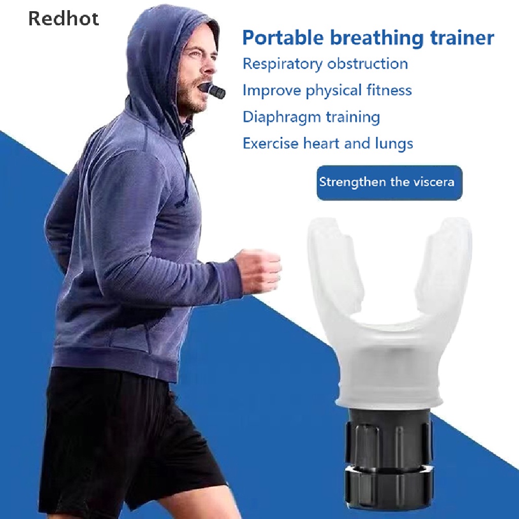 &lt; Redhot &gt; Dụng Cụ Luyện Tập Thở Mặt Hô Hấp Khi Tập Thể Thao