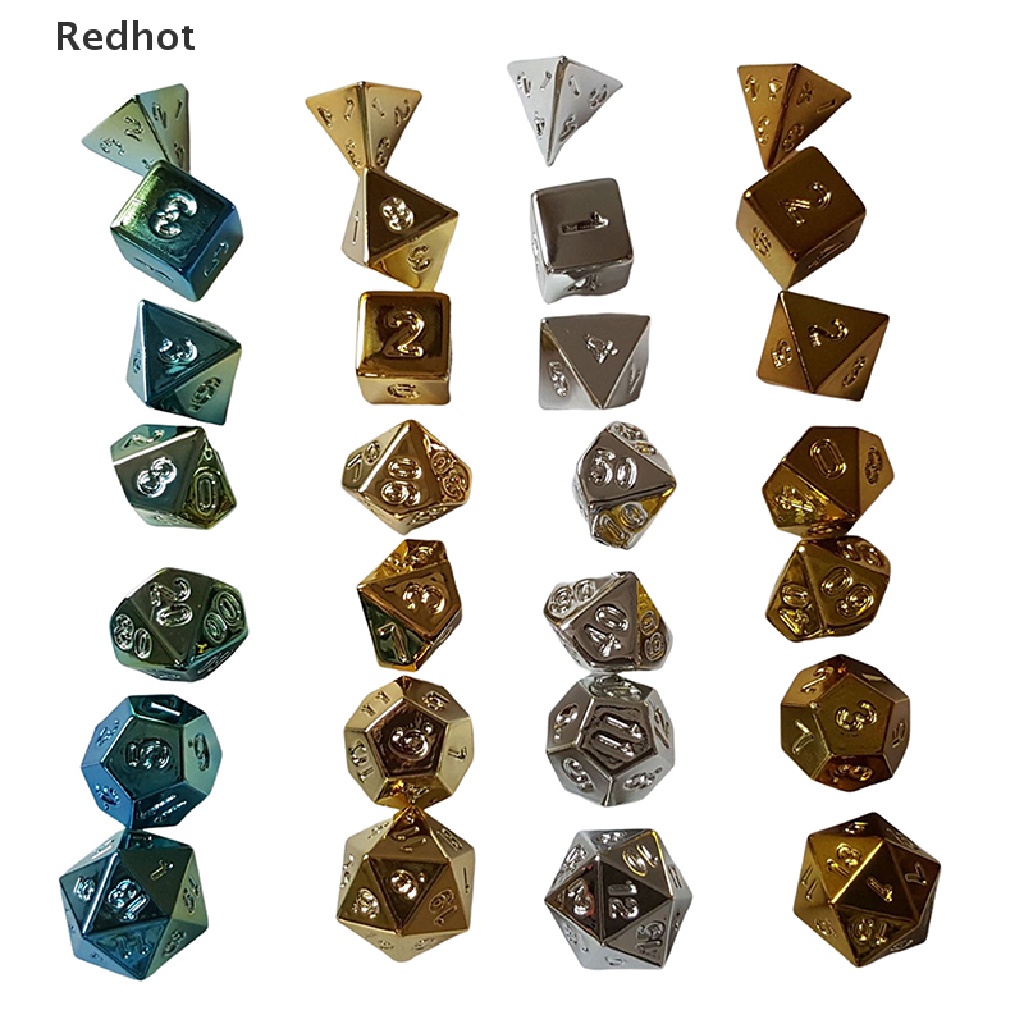Bộ 7 Xí Ngầu D &amp; D COC D4 D6 D8 D10 D% D12 D20