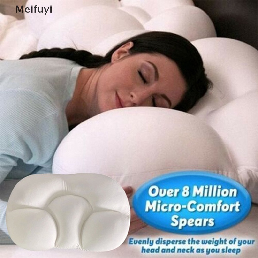 Gối Ngủ Bằng Cao Su Non Hình Đám Mây 3D Đa Năng Cho Bé