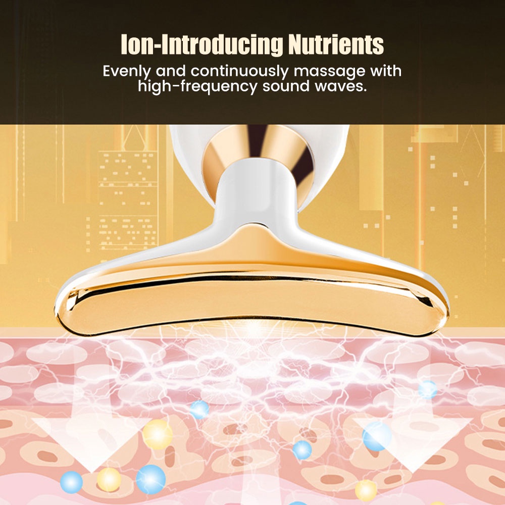 Máy Salorie Massage Cổ / Mặt / Mắt Loại Bỏ Cằm Chẻ Chống Lão Hóa Bằng Sóng Siêu Âm