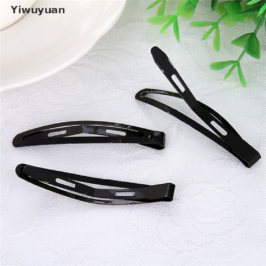 Bộ 12 Kẹp Tóc Màu Đen Kiểu Dáng Đơn Giản Cho Nữ