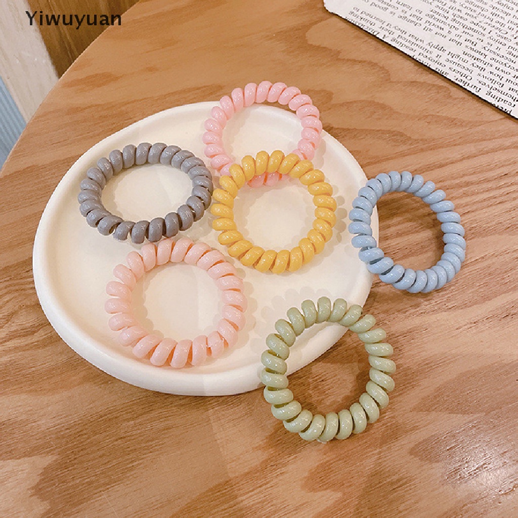 &lt; Yiwuyuan &gt; Dây Điện Thoại Cao Su Co Giãn Không Để Lại Dấu Vết Nhiều Màu Sắc Đang Giảm Giá