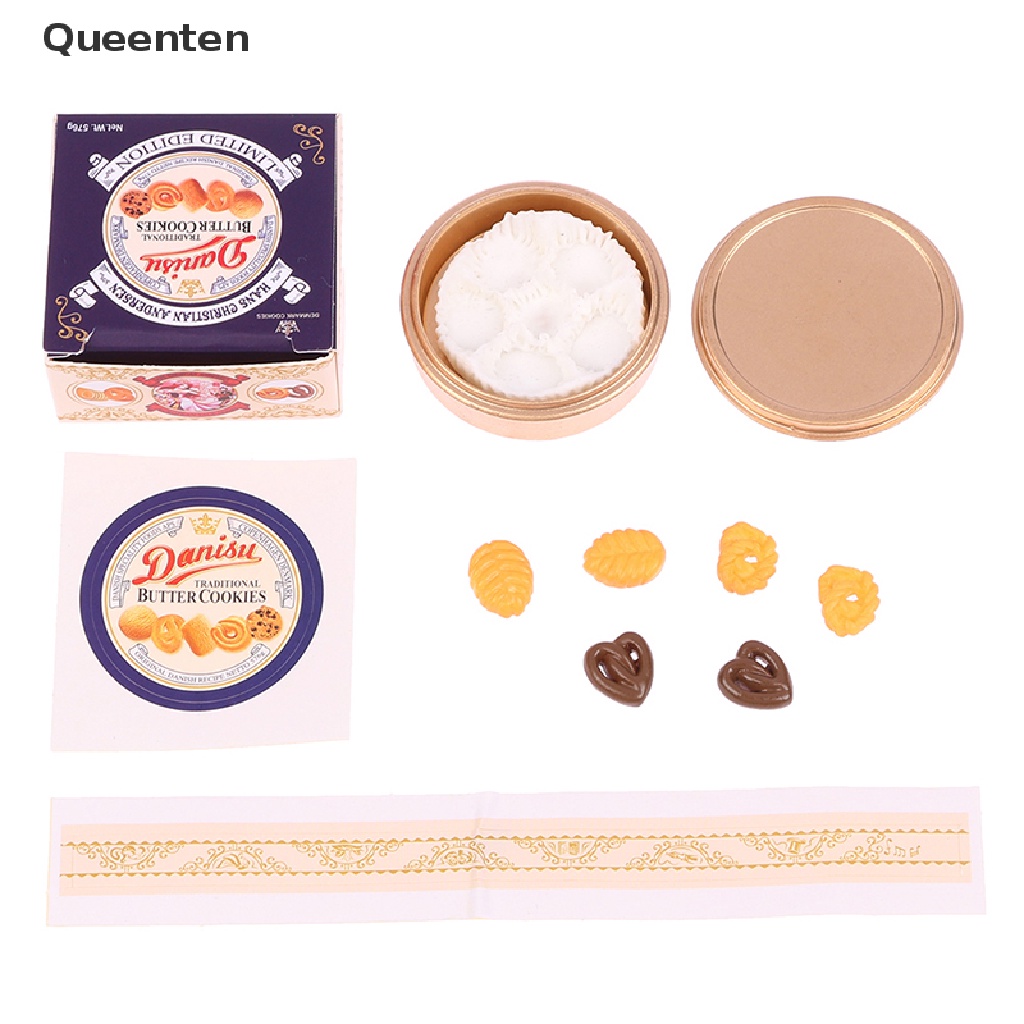 Mô Hình Hộp Bánh Quy Sô Cô La Mini Tỉ Lệ 1 / 12