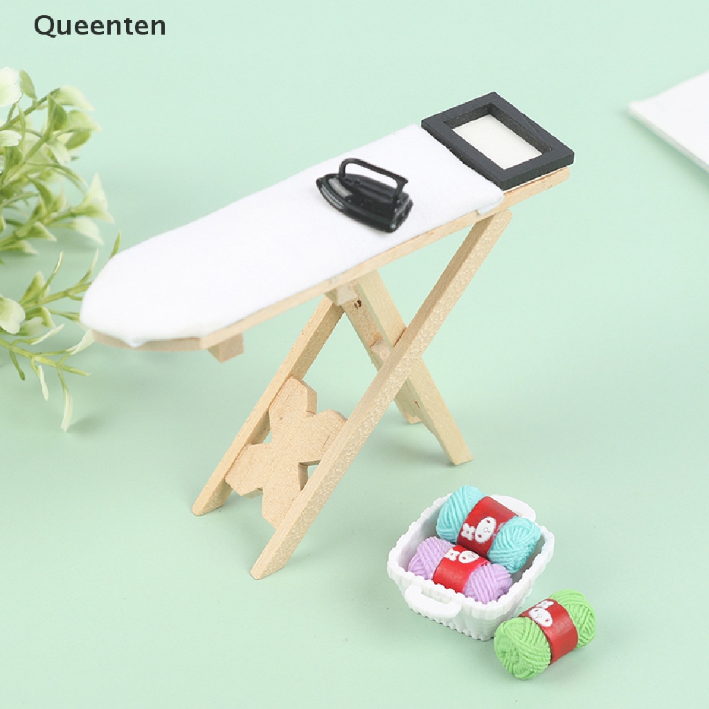 Bộ Bàn Ủi Mini Tỉ Lệ 1: 12 Trang Trí Nhà Búp Bê