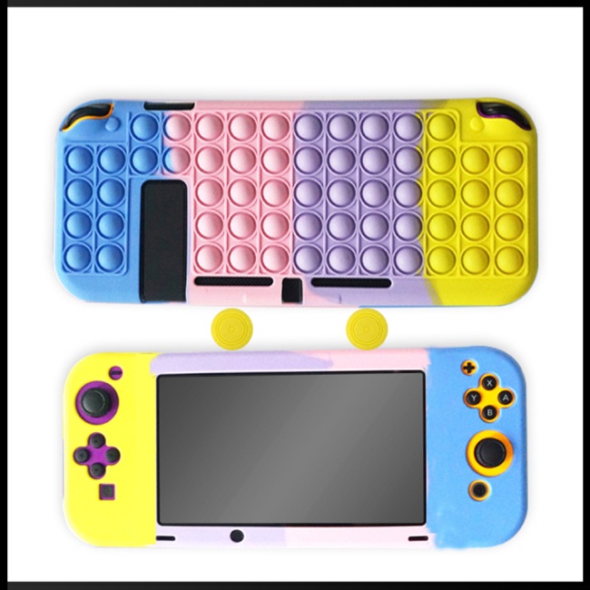 Vỏ Bảo Vệ Bằng Silicon Mềm Đục Cho Máy Chơi Game Nintendo Switch