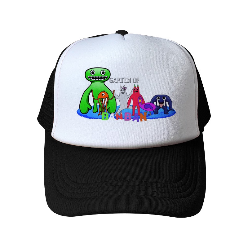 Kira Garten of Banban Mũ Lưỡi Trai Chống Nắng Gió Thoáng Khí Họa Tiết Hoạt Hình Cho Người Lớn Và Trẻ Em