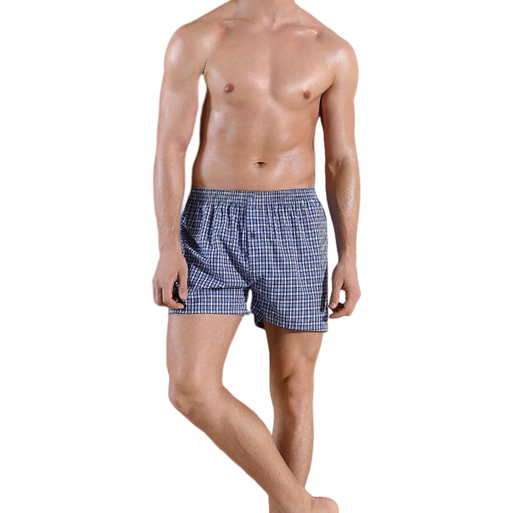 Quần Lót Boxer Vải Cotton Dáng Rộng Thoải Mái Có Thể Giặt Sạch Cho Nam