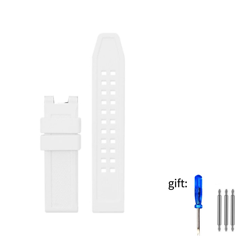 Dây Đeo Cao Su Silicone Mềm Chống Nước 23mm Cho Đồng Hồ Luminox 3051 8800 3080