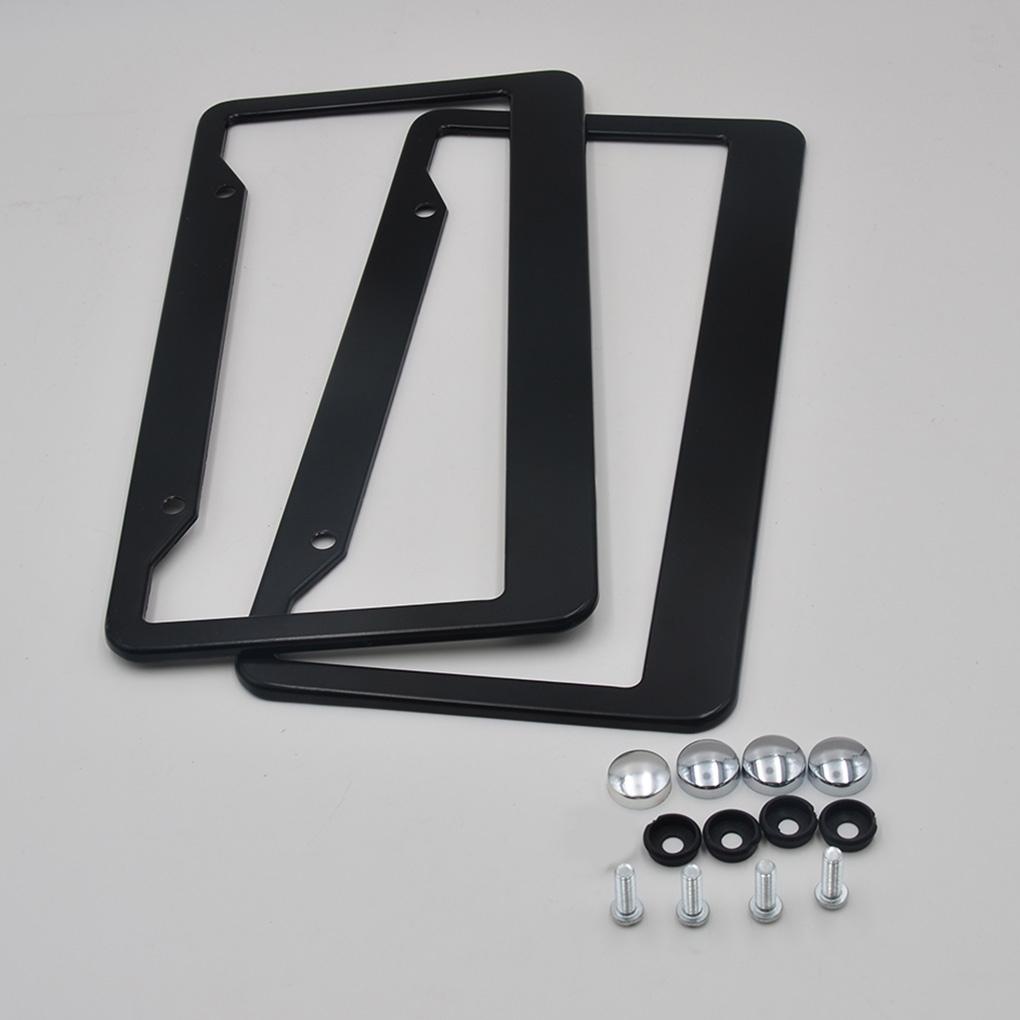 Bộ 2 Giá Đỡ Biển Số Xe Hơi Bằng Thép Không Gỉ Chất Lượng Cao
