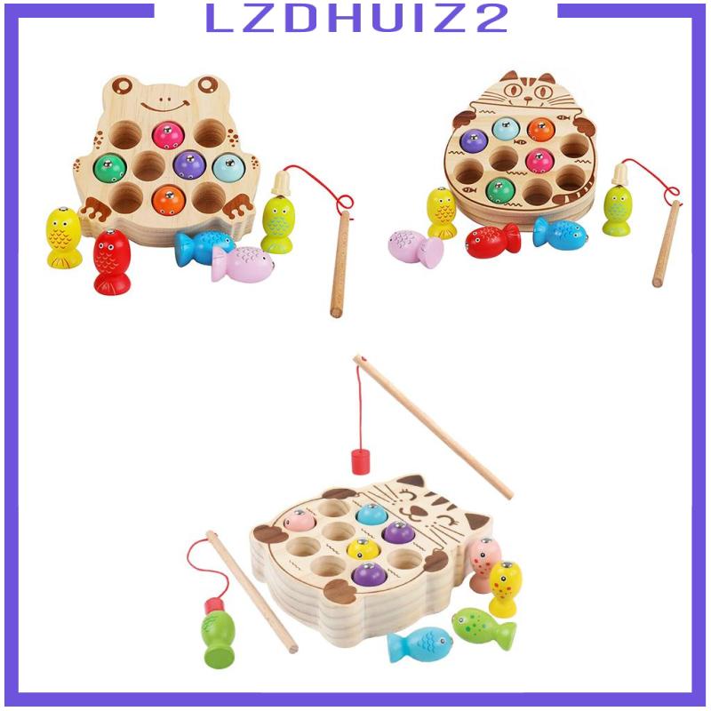Bộ Đồ Chơi Câu Cá Bằng Gỗ Dành Cho Bé Trai
