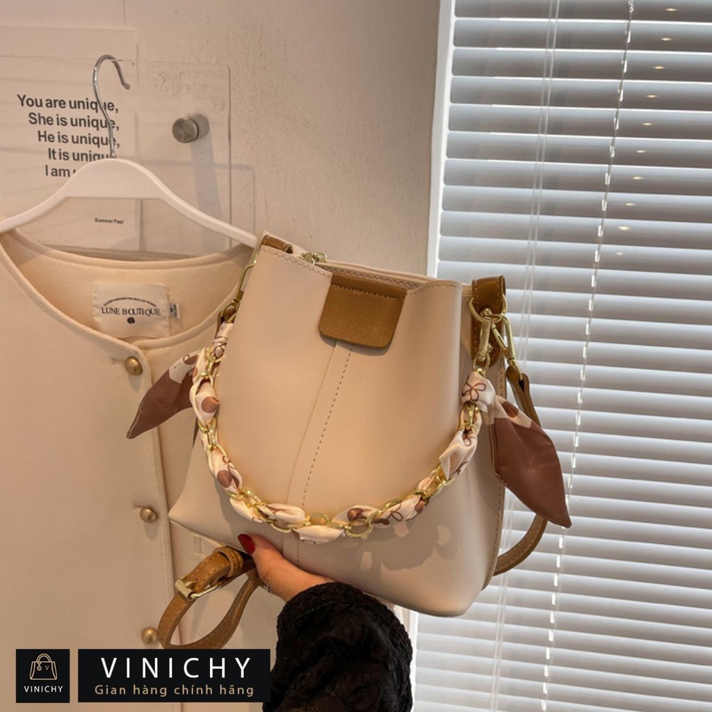 Túi xách nữ đeo chéo, đeo vai, đi chơi, đi học VINICHY size 20cm HA331