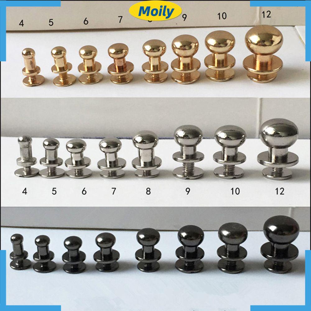 Set 10 Đinh Tán Bằng Đồng Thau Chuyên Dụng Trang Trí Túi Xách / Mũ Da