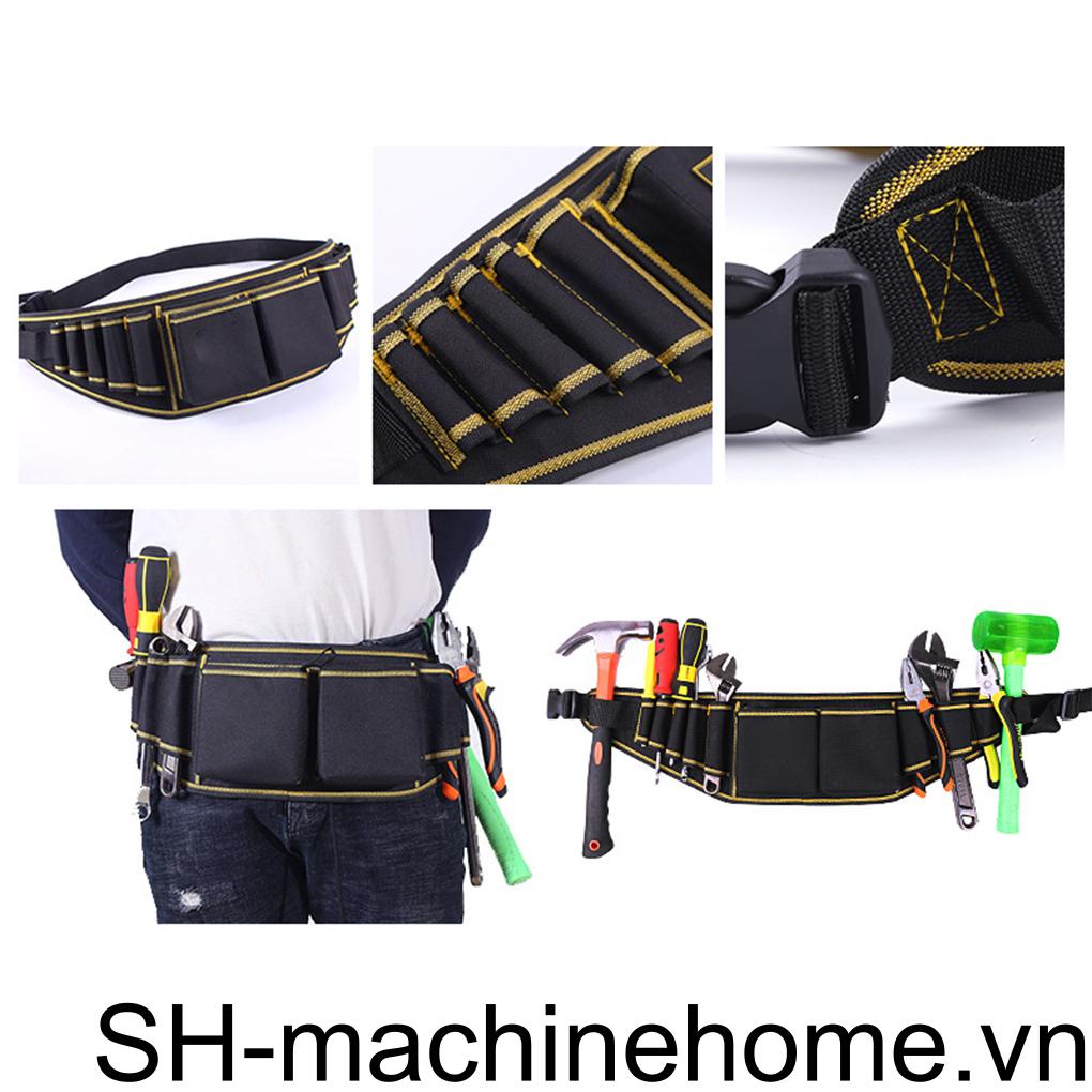 Túi Đeo Hông Đựng Dụng Cụ Sửa Chữa Dày Dặn Chống Mài Mòn Chống Rơi Nhiều Túi Tiện Dụng