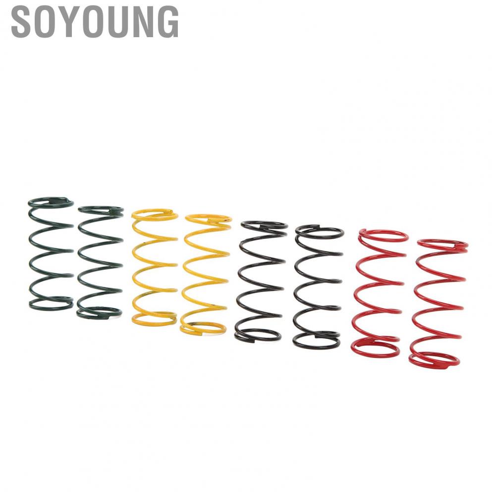Soyoung Heavy Duty Shock Spring  Simple Installation Big Bore Set Scratch Resistant Elastic CSW1820 Stable Performance 8PCS for Vehicle