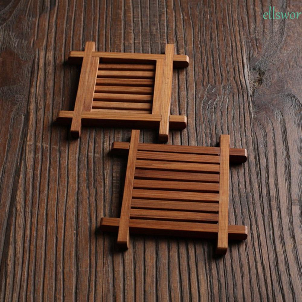 Đế Lót Ly Bằng Tre Lụa Cách Nhiệt Tiện Dụng