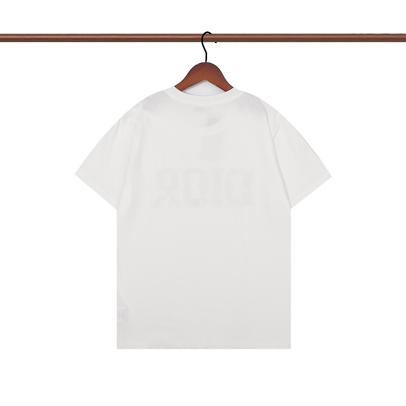 Áo Thun Tay Ngắn In Hoa Đơn Giản Thời Trang Cổ Điển Di88or 8-Megyjrtthdfh Dành Cho Nam Và Nữ