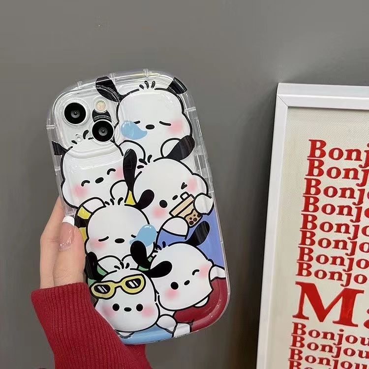 Dễ Thương Ốp Điện Thoại tpu Dẻo Trong Suốt In Hình pochacco Đáng Yêu Cho iphone 15 11 14 13 12 pro xs max x xr 7 8 plus