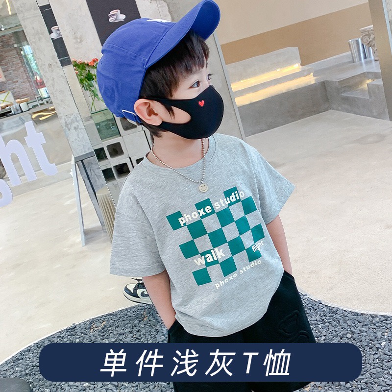 Áo cộc tay cho bé kẻ ô vuông phong cách chất cotton cao cấp loai I cho bé từ 7-27kg