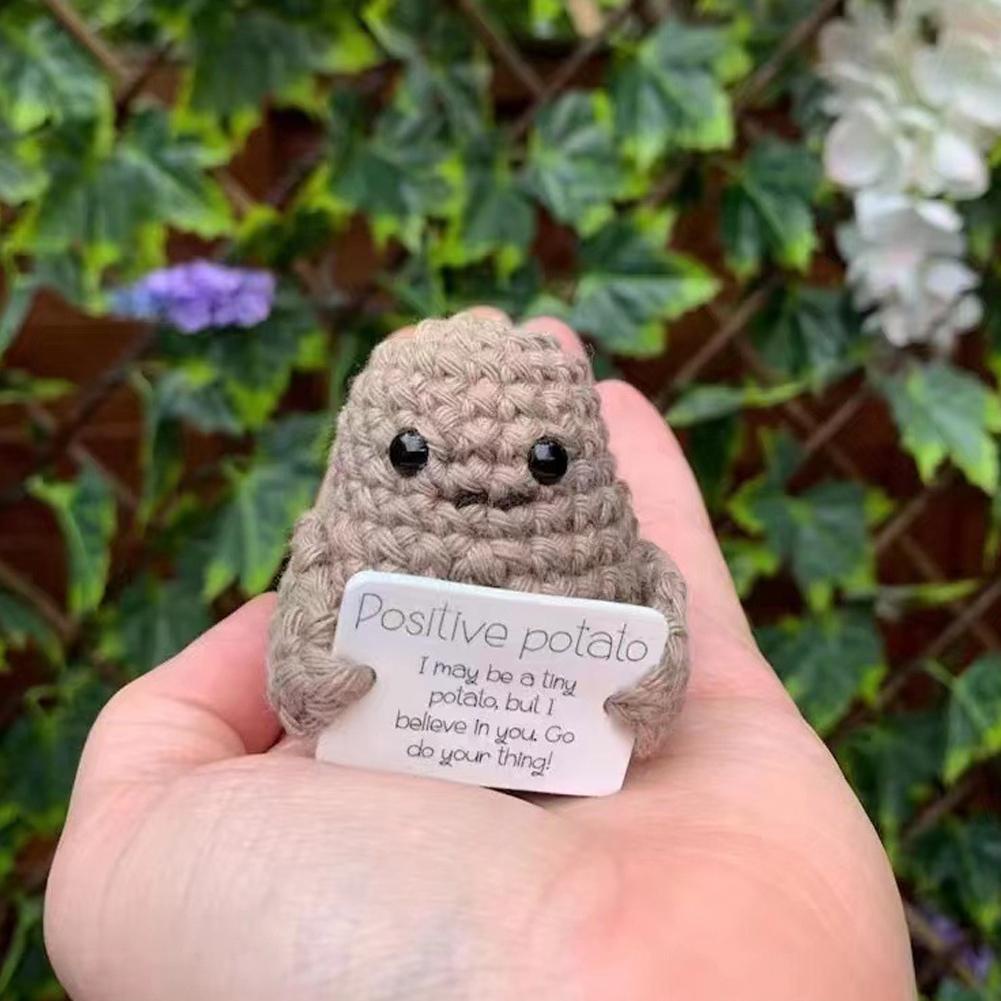 Búp Bê Đan Len Hình Khoai Tây Chiên Dễ Thương Dùng Để Trang Trí J7V6