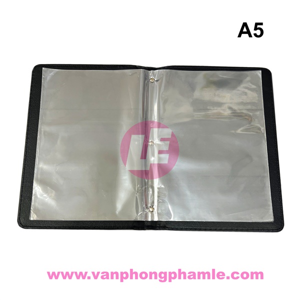 Bìa da nhiều lá để giấy A5