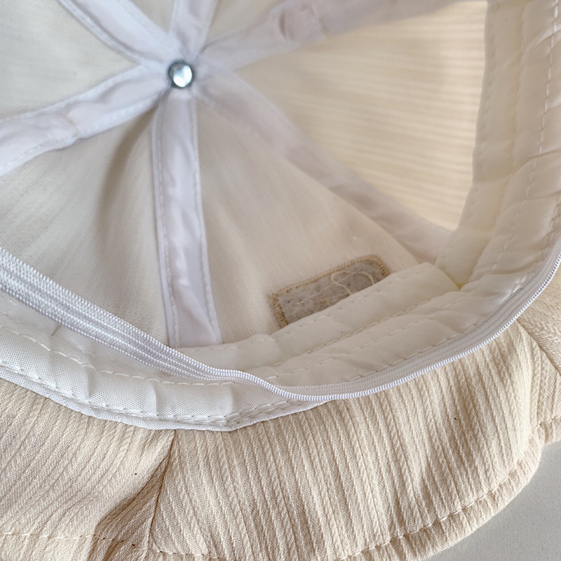 Mũ Tai Bèo Vải Cotton In Chữ Nhỏ Nhắn Dễ Thương Phong Cách Hàn Quốc Cho Bé