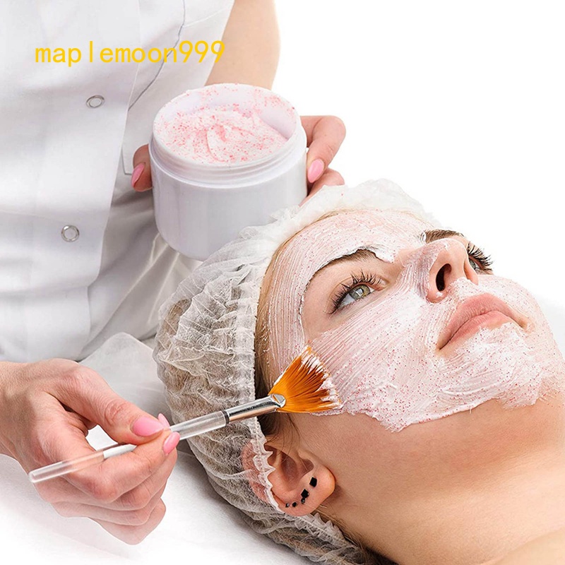 Cọ Trang Điểm Hình Quạt Axit Hyaluronic Tay Cầm Trong Suốt