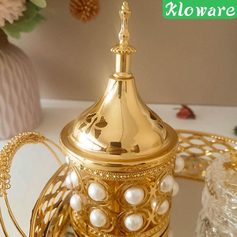 Bộ Lò Đốt Trầm Hương Kiểu Ả Rập Sang Trọng Dùng Trang Trí Bàn Tập Yoga / SPA