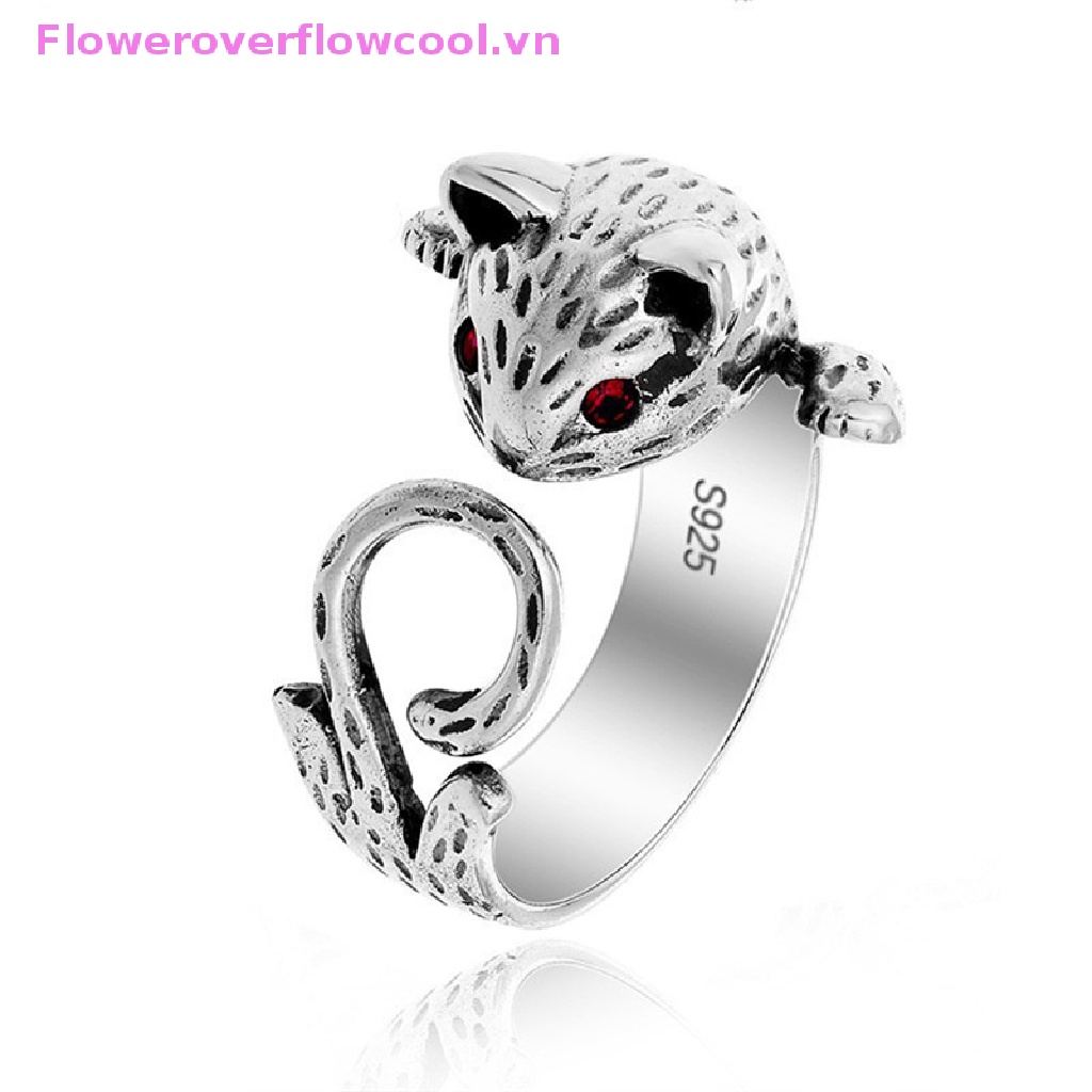 Nhẫn Hình Mèo Phong Cách Boho Cổ Điển Cho Nữ