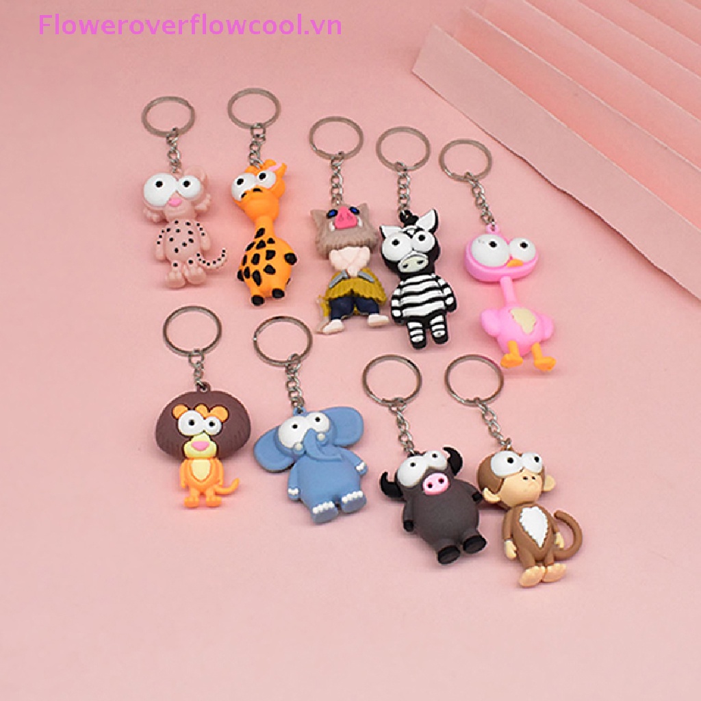 Móc Khóa Hình Chú Voi Mắt Dừng Dễ Thương