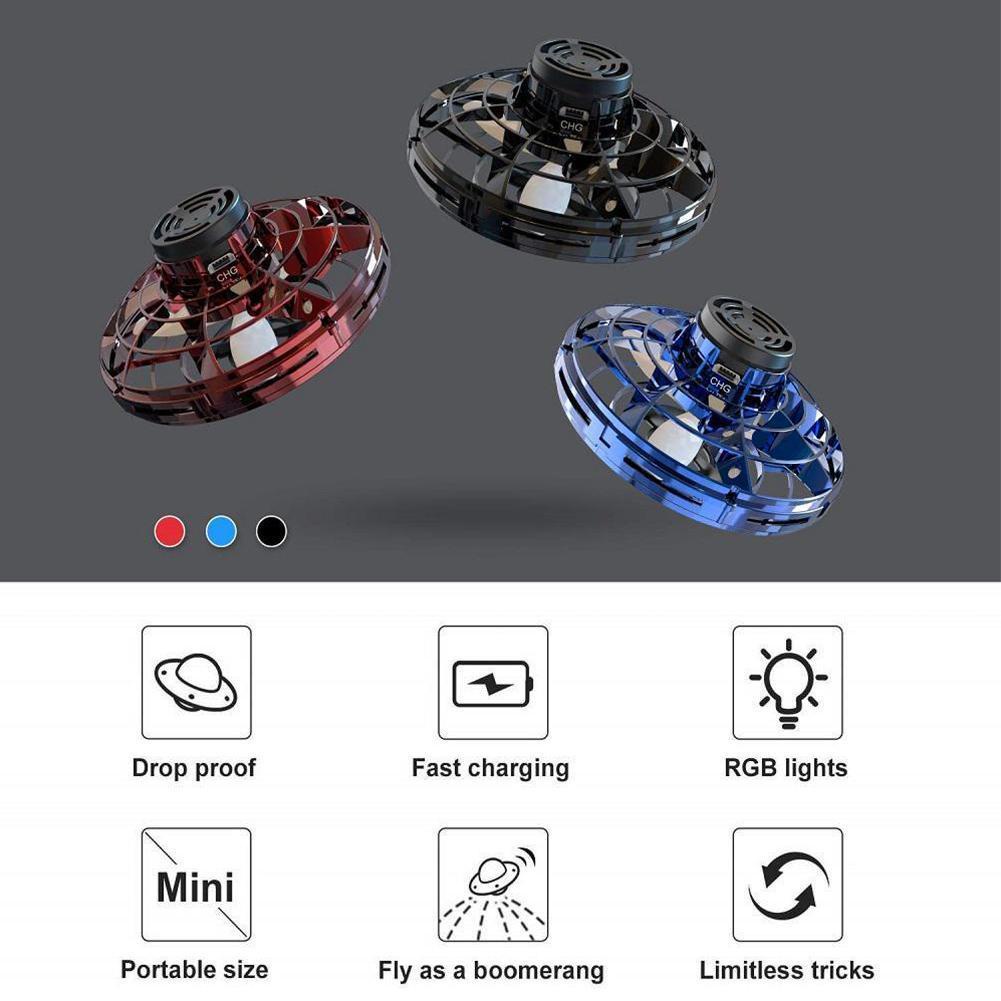 Con Quay Đồ Chơi Fidget Spinner Mini X4H9 HìNh UFO Cho Trẻ Em / NgườI LớN