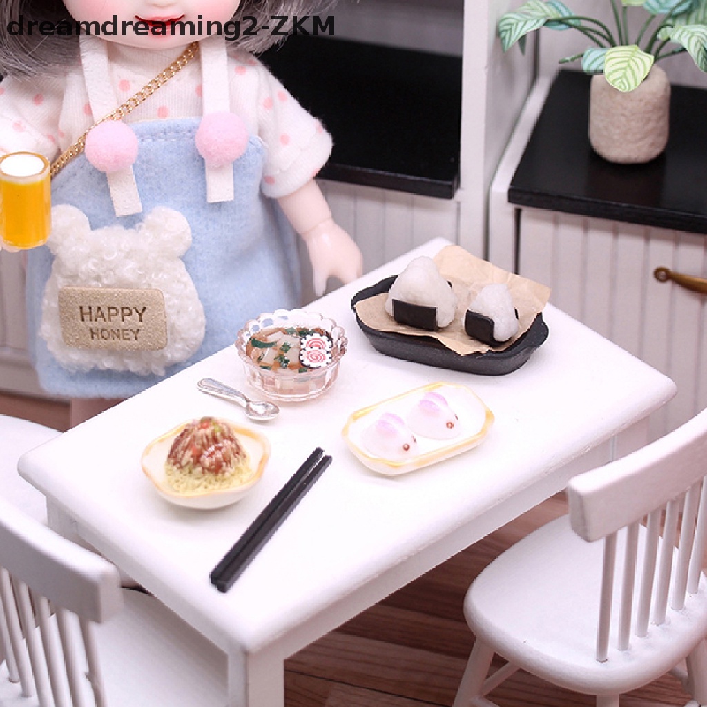 Bộ Dụng Cụ Ăn Sáng / Sushi / Muỗng / Thức Ăn Trang Trí Nhà Búp Bê 1: 12