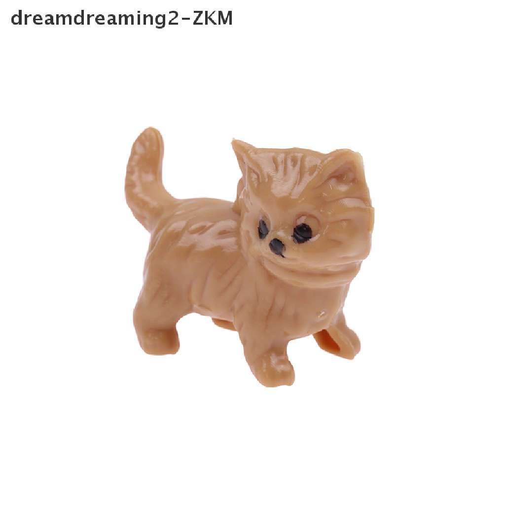 1 Set Mô Hình Chó Mèo Mini Tỉ Lệ 1: 12 Trang Trí Nhà Búp Bê