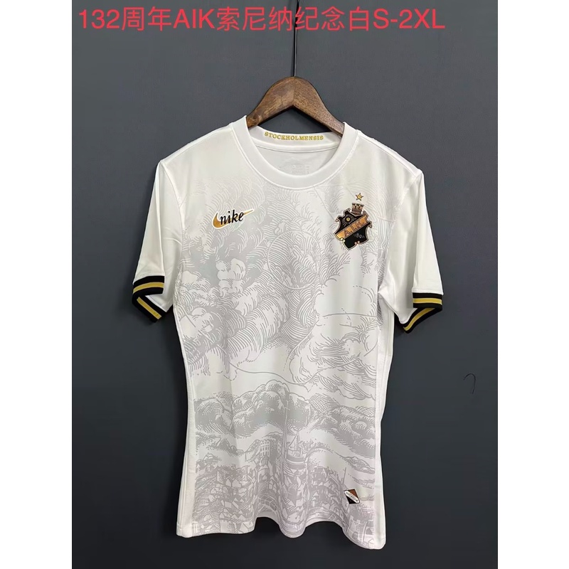 Áo Thun Bóng Đá Tay Ngắn Size S-XXL 132 Aki Solna Chất Liệu Nhanh Khô