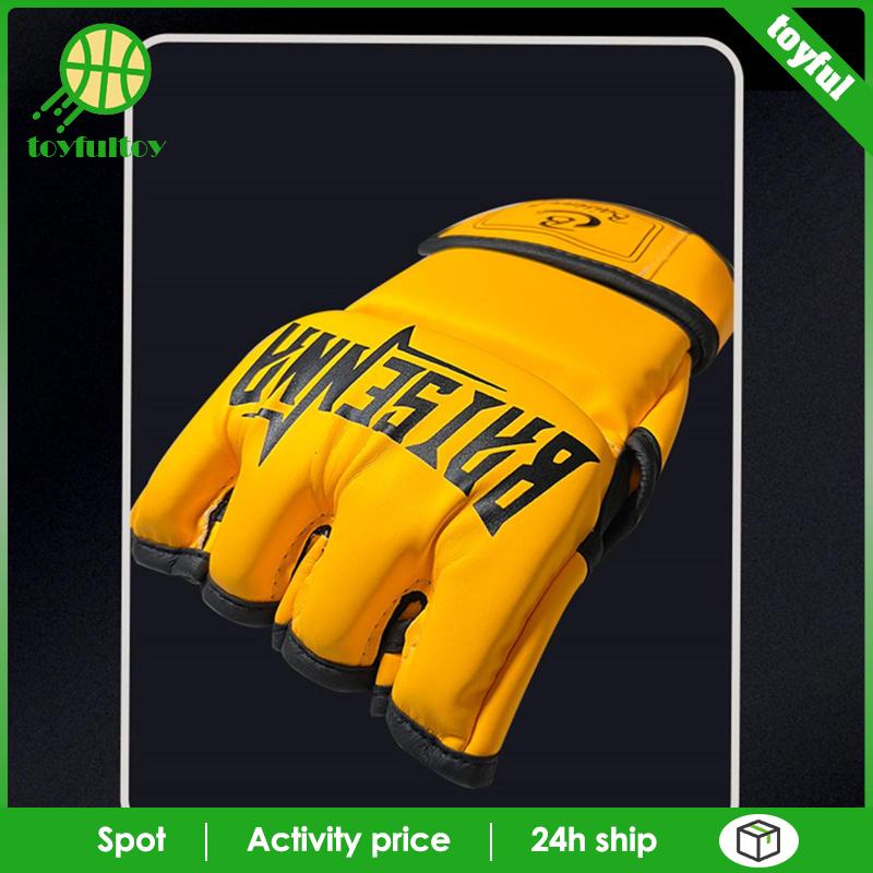 Găng Tay Hở Ngón Tập Đấm Bốc Chuyên Dụng