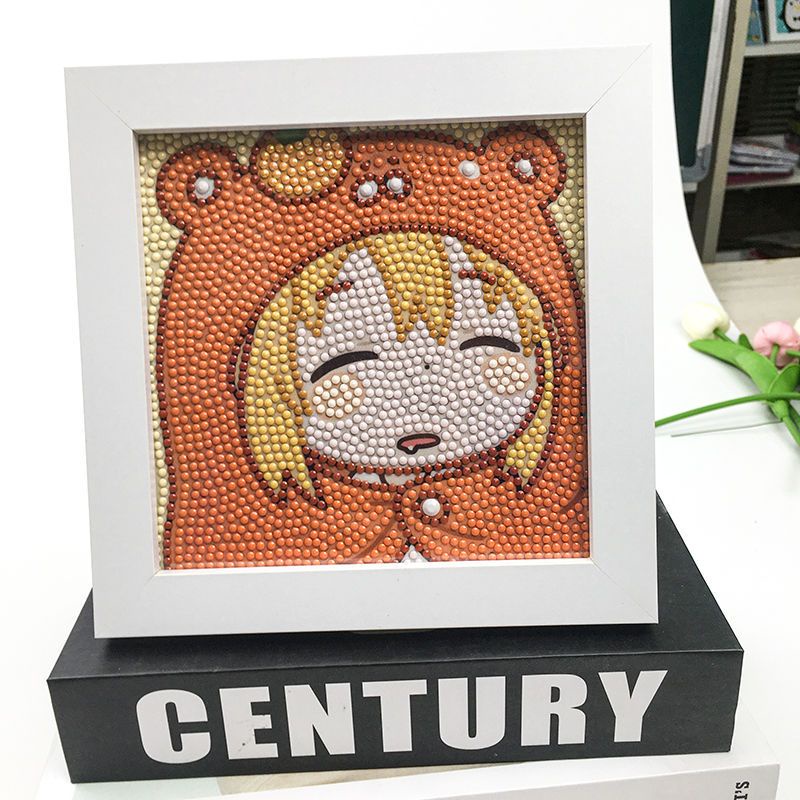 Bộ Tranh Đính Đá 5D Tự Làm Giáo Dục Cho Bé