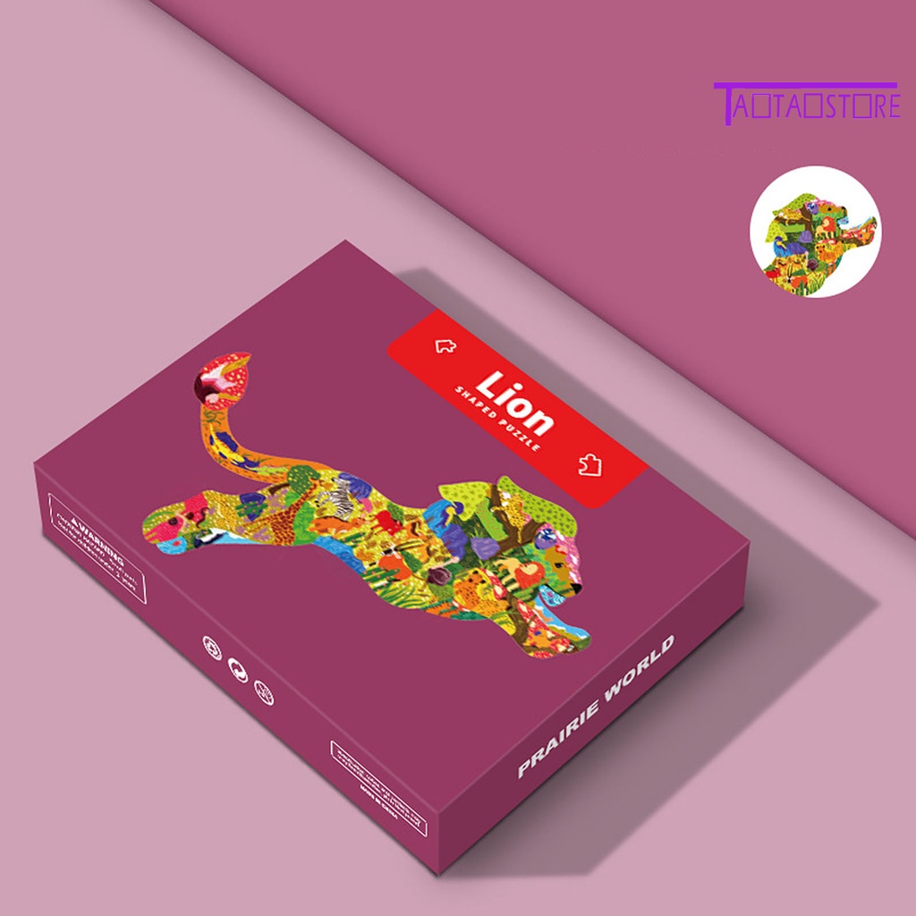 Bộ Đồ Chơi Lắp Ráp Hình Động Vật Hoạt Hình Giáo Dục Sớm Cho Bé DIY