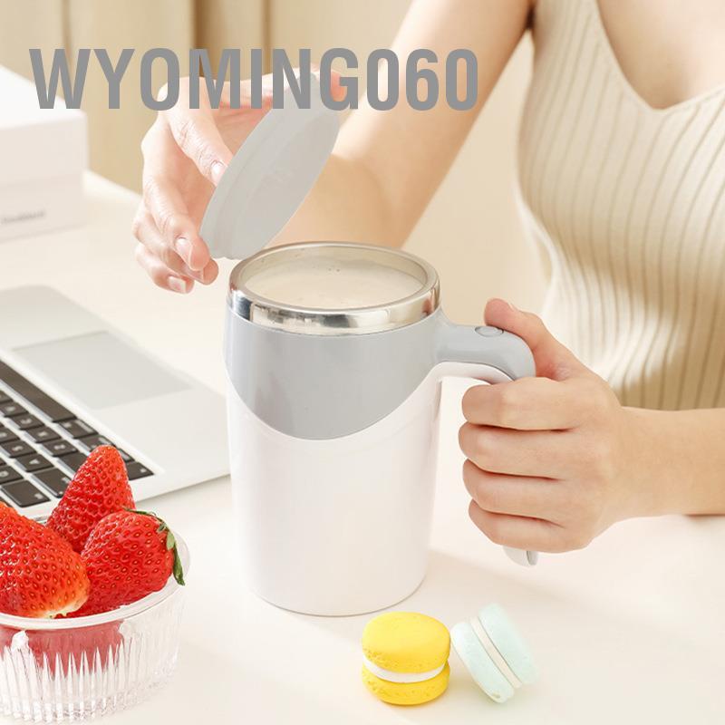 Cốc khuấy 380ml 7000RPM Bình chứa bên trong bằng thép không gỉ PP Vỏ trộn cà phê để uống【Wyoming060】