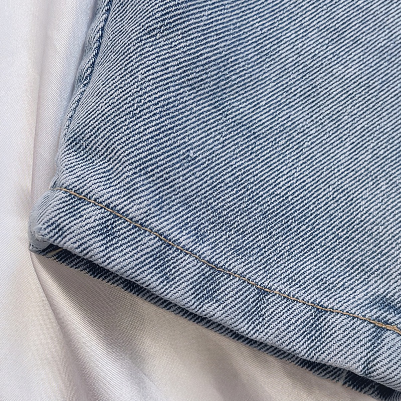 Quần Jeans Ống Rộng Co Giãn Thêu Họa Tiết Hoạt Hình Phong Cách Hàn Quốc Cho Bé Gái 0-6 Tuổi