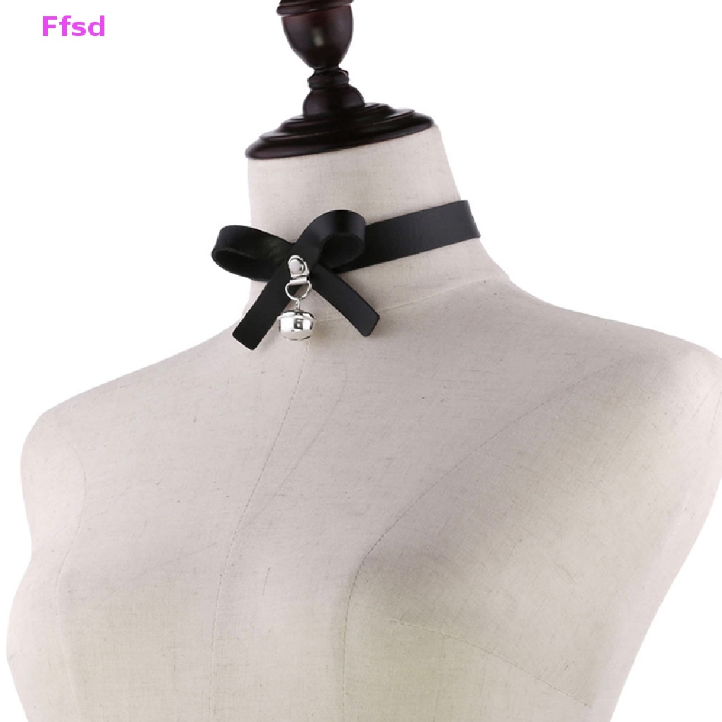 {Ffsd} Vòng Cổ Choker Da Phong Cách Gothic Punk Bằng Kim Loại Cho Nam Và Nữ