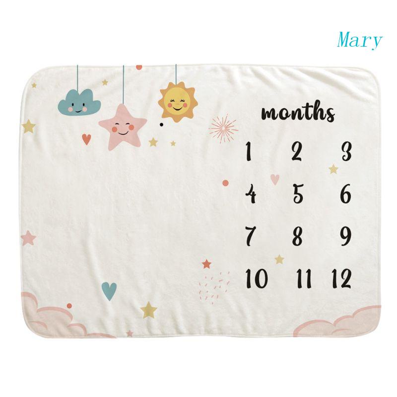 Chăn Đánh Dấu Cột Mây Và Ngôi Sao Làm Phụ Kiện Chụp Ảnh Cho Bé Sơ Sinh