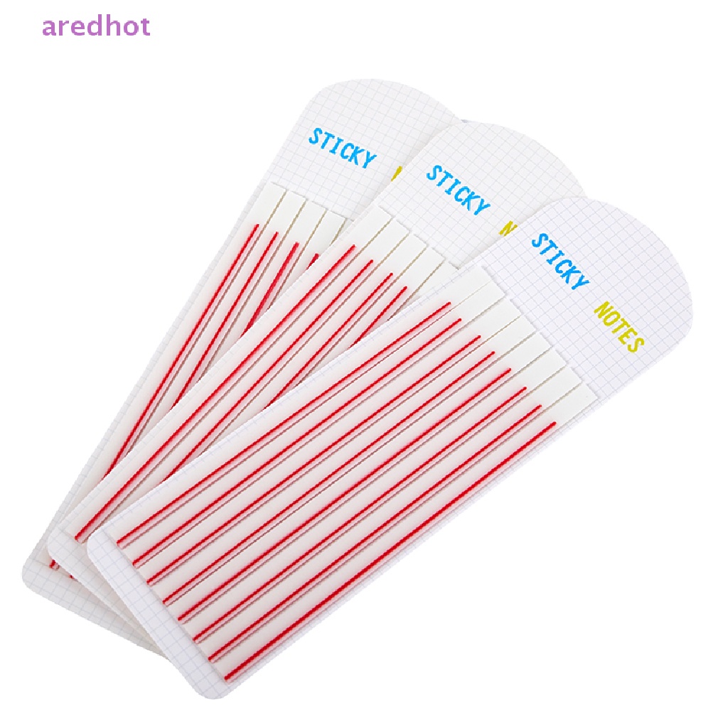Aredhot Giấy Dán Ghi Chú Dạ Quang Trong Suốt Siêu Mỏng Tiện Dụng Cho Văn Phòng / Trường Học Mới